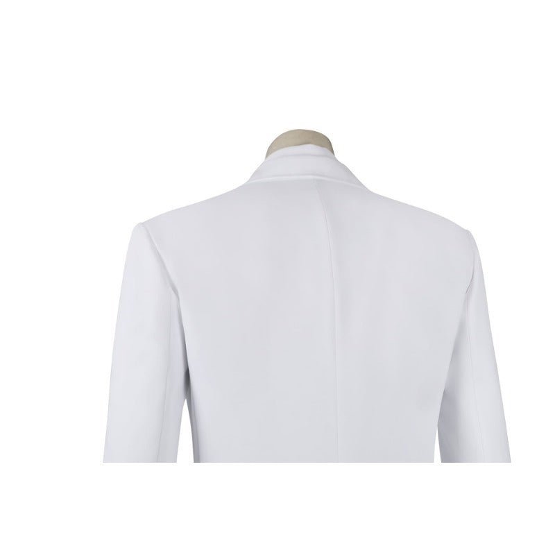 Traje de Cosplay Joker 2 Arthur Fleck Blanco - Conjunto Completo: Traje, Camisa, Chaleco, Pantalones, Corbata - Fantasia Cosera