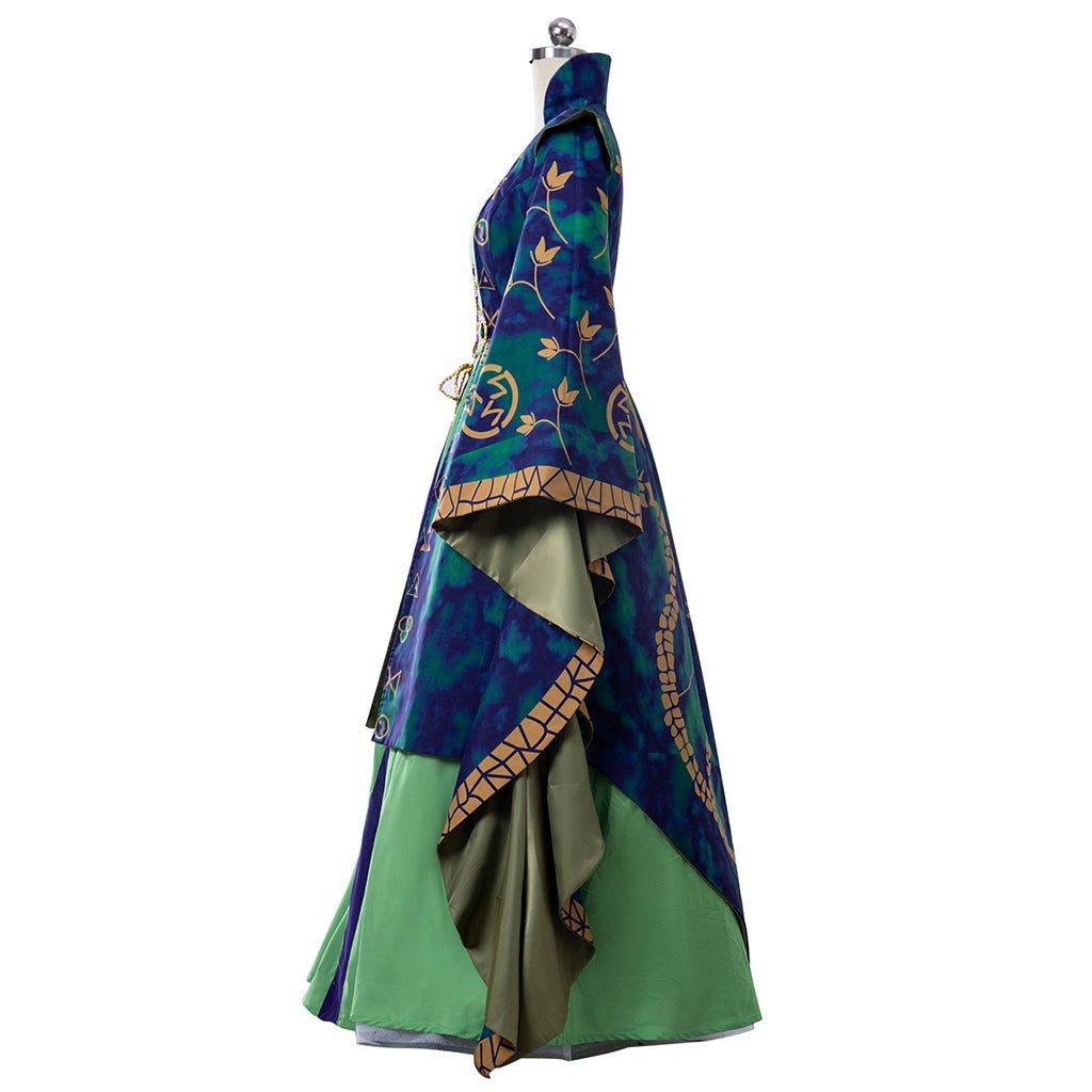 Disfraz de Winifred Sanderson para Mujer | Vestido de Bruja Verde para Halloween - Fantasia Cosera