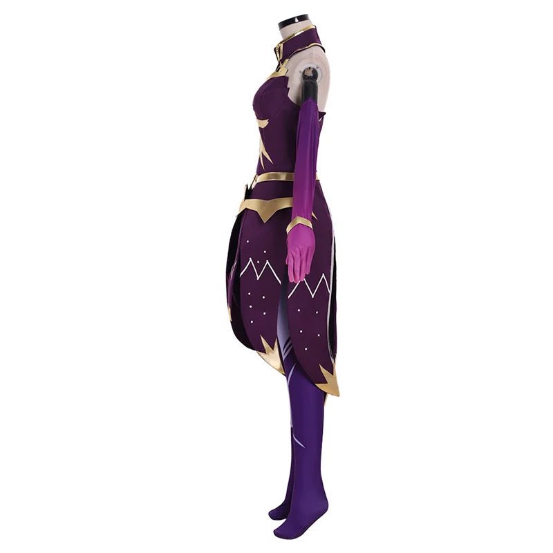 Traje de Cosplay Luxanna Crownguard de LOL - Uniforme de Batalla de la Dama de la Luminosidad para Halloween y Fiestas - Fantasia Cosera