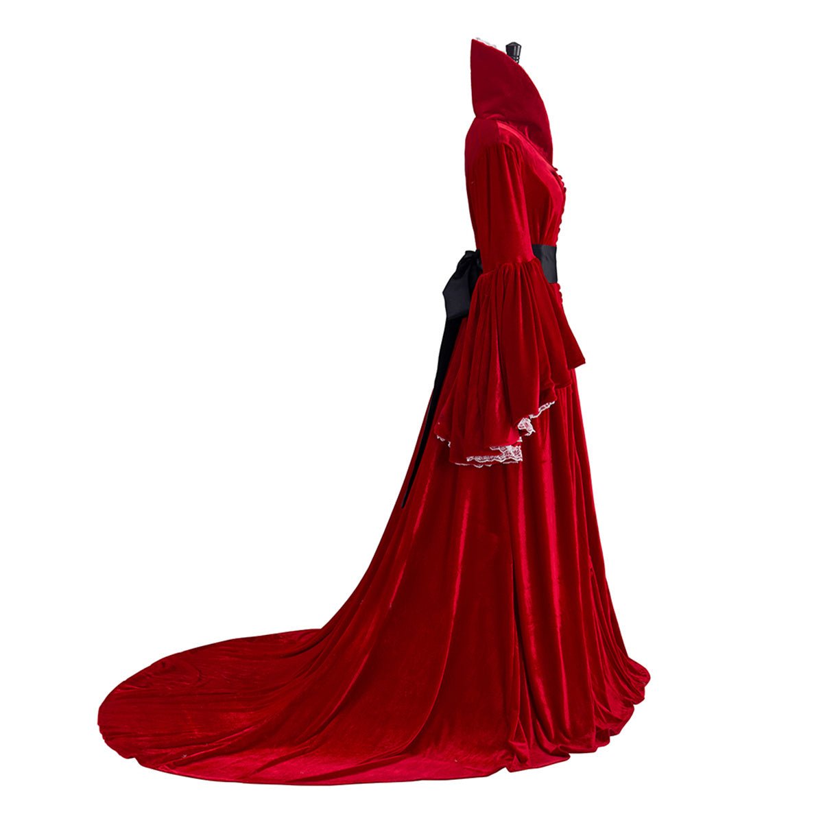 Vestido Rojo de Lo que el Viento se Llevó – Disfraz de Cosplay de Scarlett O’Hara para Halloween y Cosplay - Fantasia Cosera