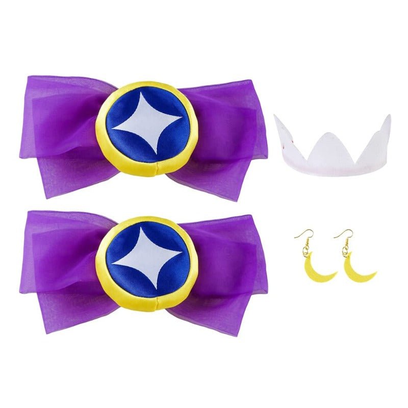 Traje de Cosplay Kaguya Madoka Selene | Vestido y Zapatos Unisex de Pretty Cure Anime - Fantasia Cosera