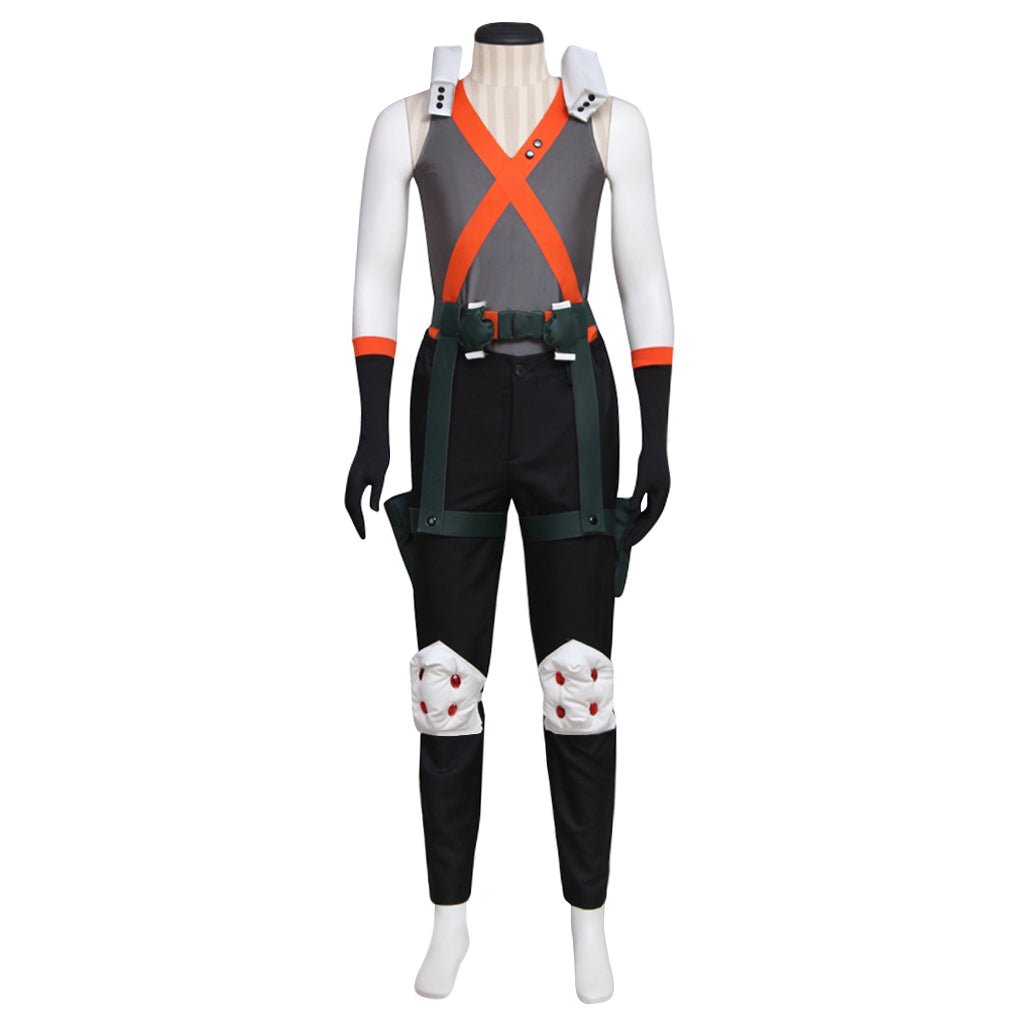 Disfraz de Cosplay de Anime My Hero Academia para Hombres - Katsuki Bakugo Héroe - Fantasia Cosera