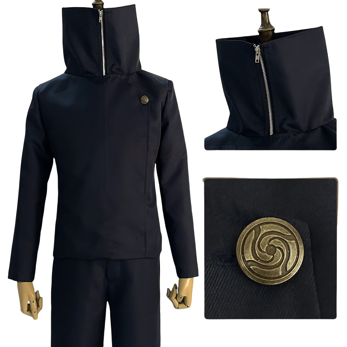 Traje de Cosplay de Inumaki Toge de Jujutsu Kaisen - Calidad Premium - Fantasia Cosera