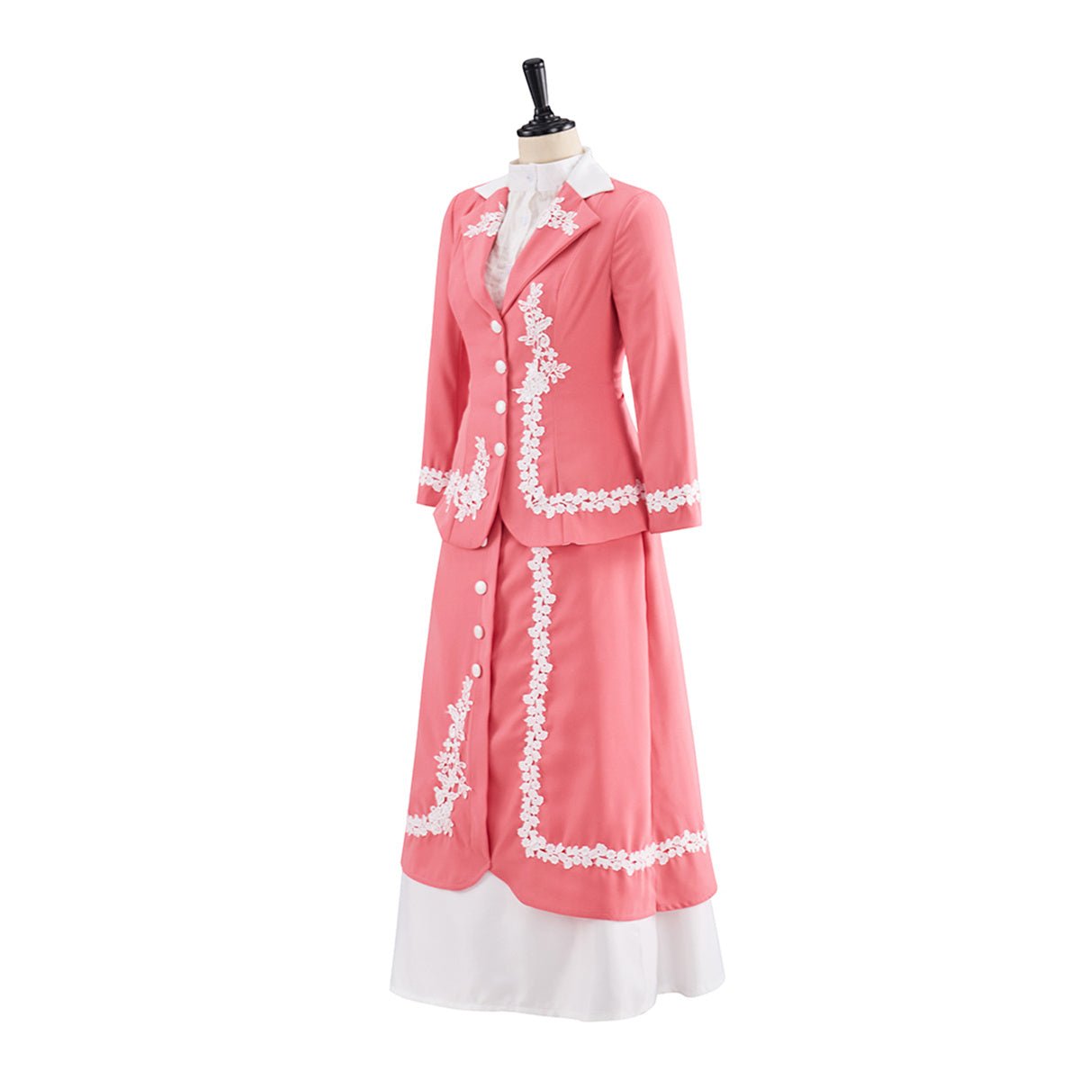 Traje de Cosplay Edward Rosa - Vestido de Cosplay, Elegante Conjunto de Falda Rosa - Fantasia Cosera