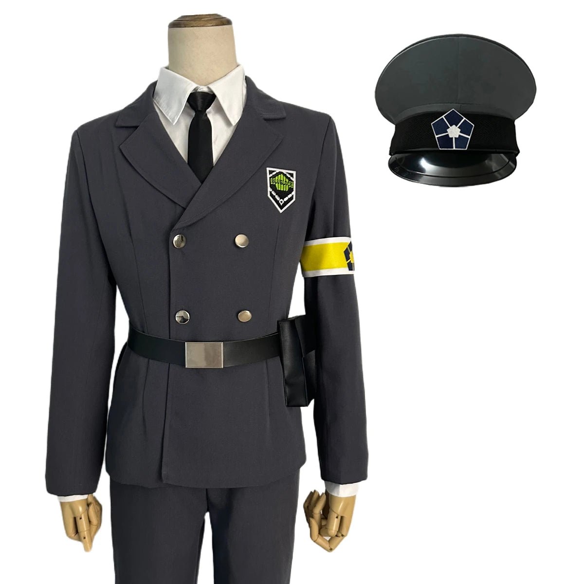 Disfraz de Cosplay de los Guardias de la Exposición de Blue Lock: Rin Itoshi, Isagi, Bachira, Nagi, Chigiri, Reo, Barou, Kunigami con Peluca y Red de Rosas - Fantasia Cosera