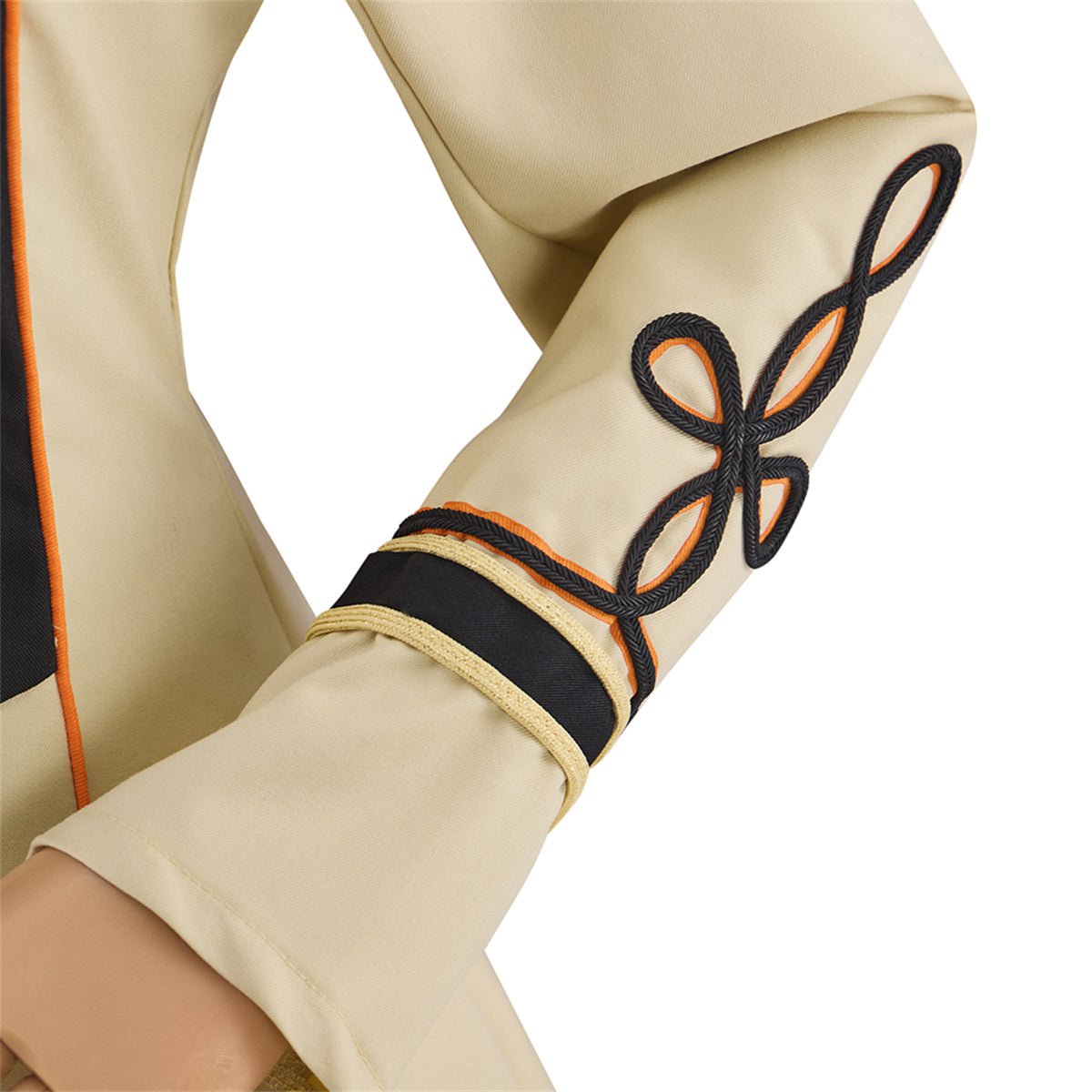 Abrigo Militar Beige de Longitud Media – Disfraz de Cosplay Medieval - Fantasia Cosera