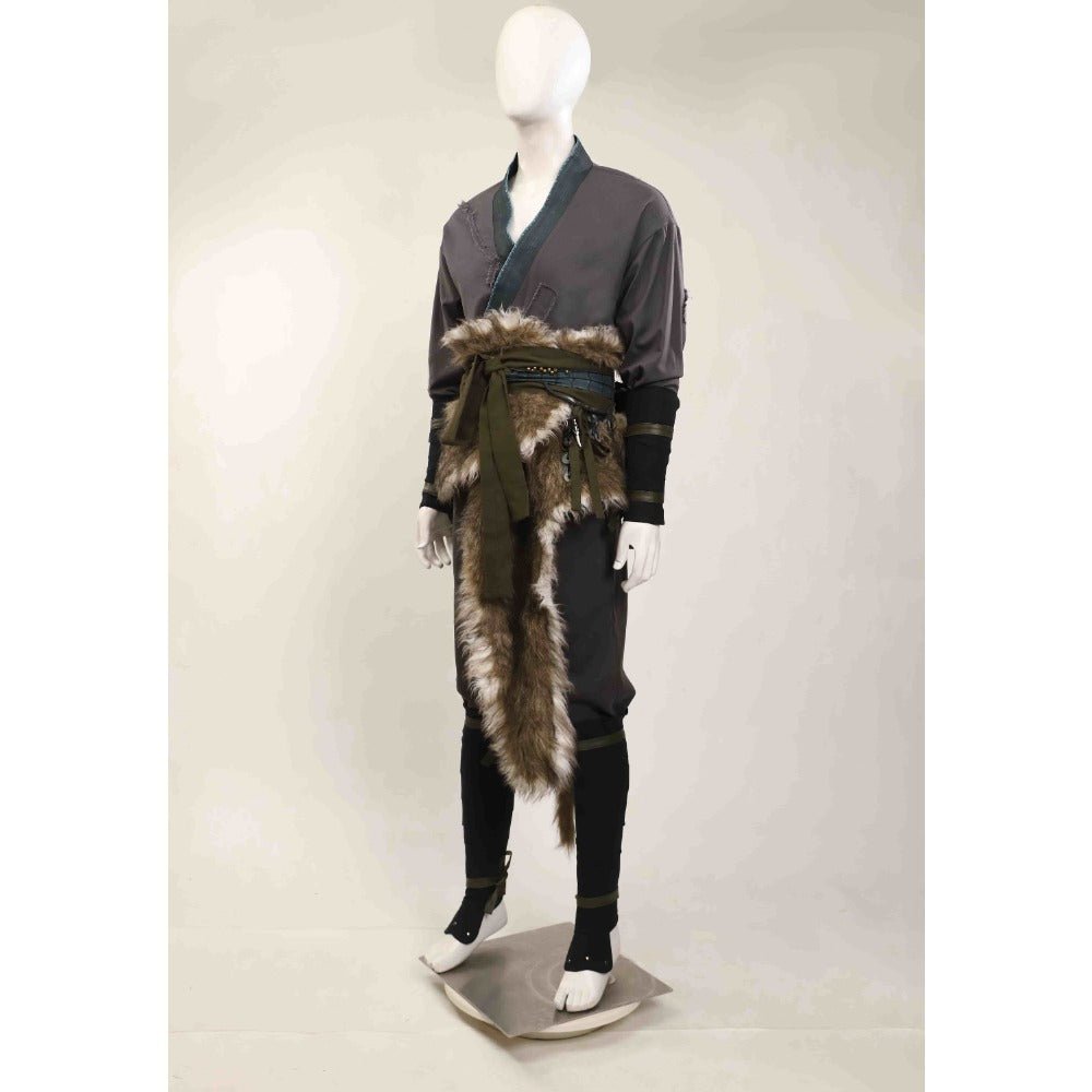 Traje de Cosplay Black Myth Wukong Halloween Cinturón de Piel para Adultos (Sin Calabaza y Máscaras) - Fantasia Cosera