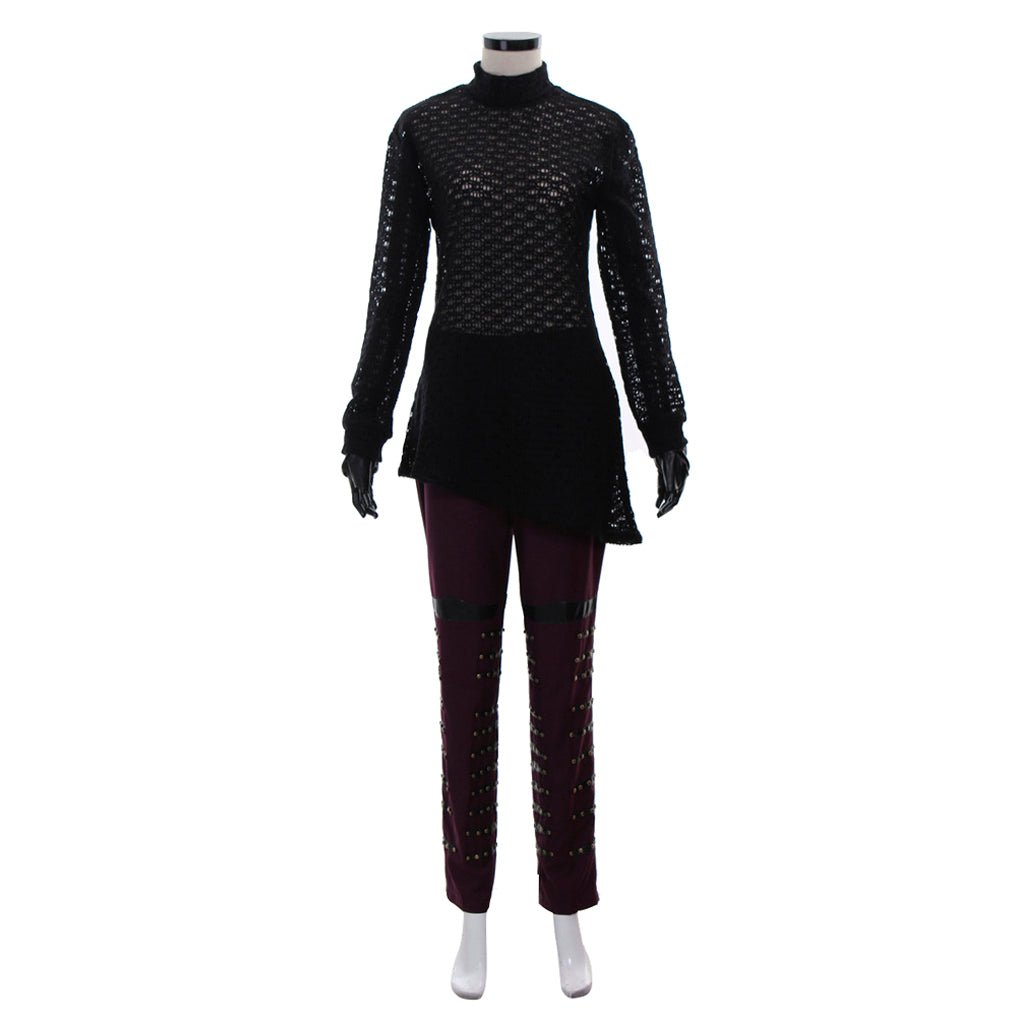 Traje de Cosplay de Mal de Descendientes - Conjunto de Chaqueta y Pantalones Hechos a Medida para Halloween - Fantasia Cosera