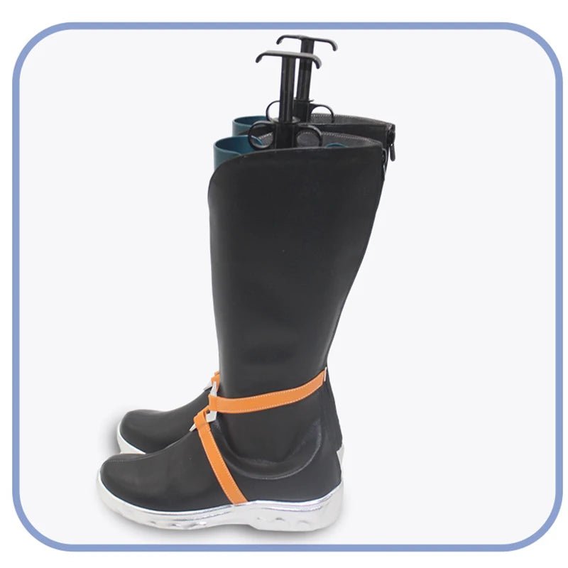 Zapatos de Cosplay de Yone Heartsteel de LOL para Hombres, Botas Altas con Cremallera para Fiestas de Halloween - Fantasia Cosera