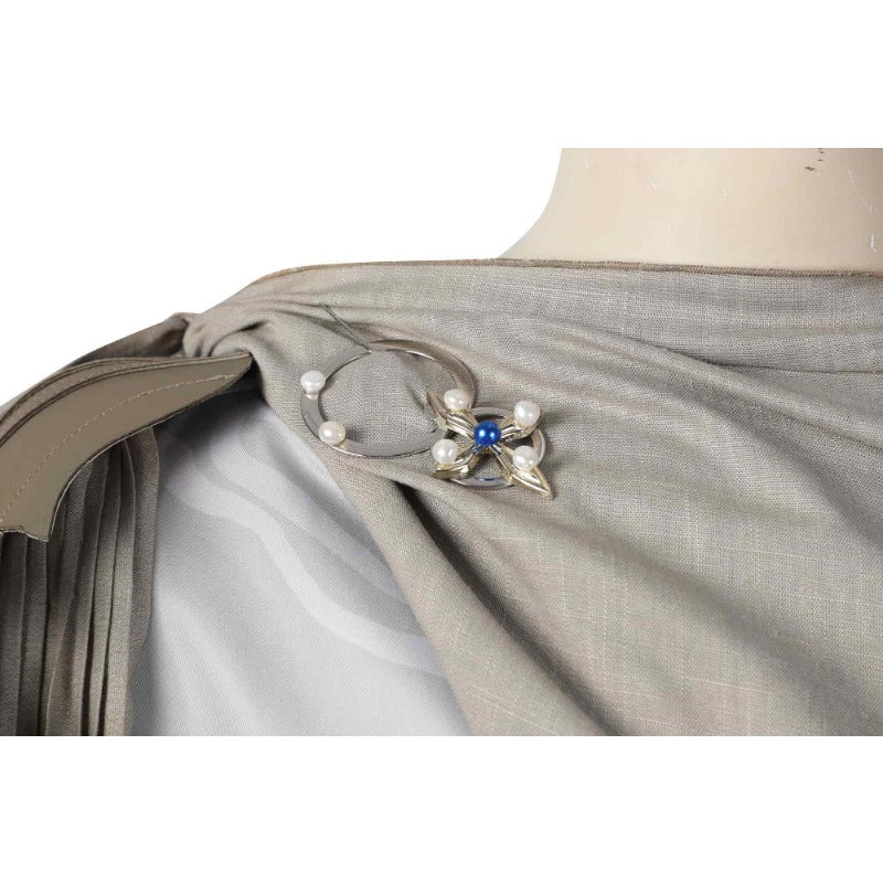 Traje de Cosplay de Elfo Elrond de Los Anillos de Poder para Hombres - Túnica, Capa y Armadura - Fantasia Cosera