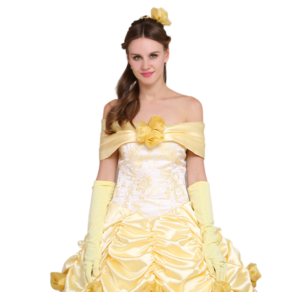 Belle y la Bestia Traje de Cosplay Serie | Vestido de Princesa para Eventos - Fantasia Cosera
