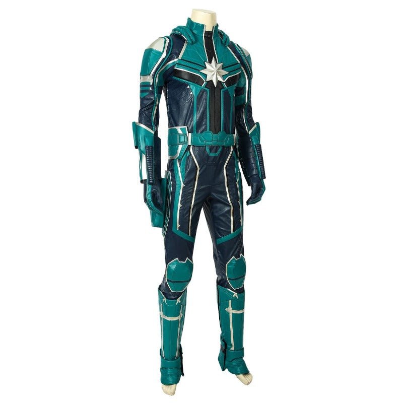 Traje de Cosplay de Yon Rogg Capitana Marvel Fuerza Estelar - Piel Sintética Premium - Fantasia Cosera