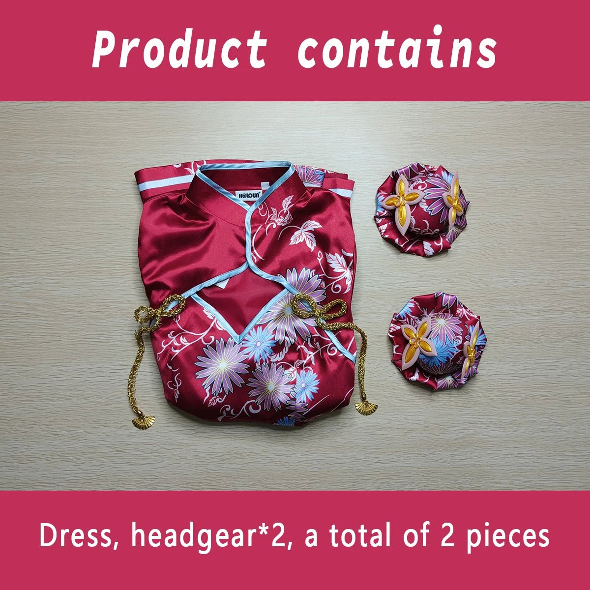 OSHI NO KO Anime Ruby Hoshino Cosplay Vestido Cheongsam Elegante Accesorio para el Cabello Regalo Fiesta Halloween Navidad - Fantasia Cosera