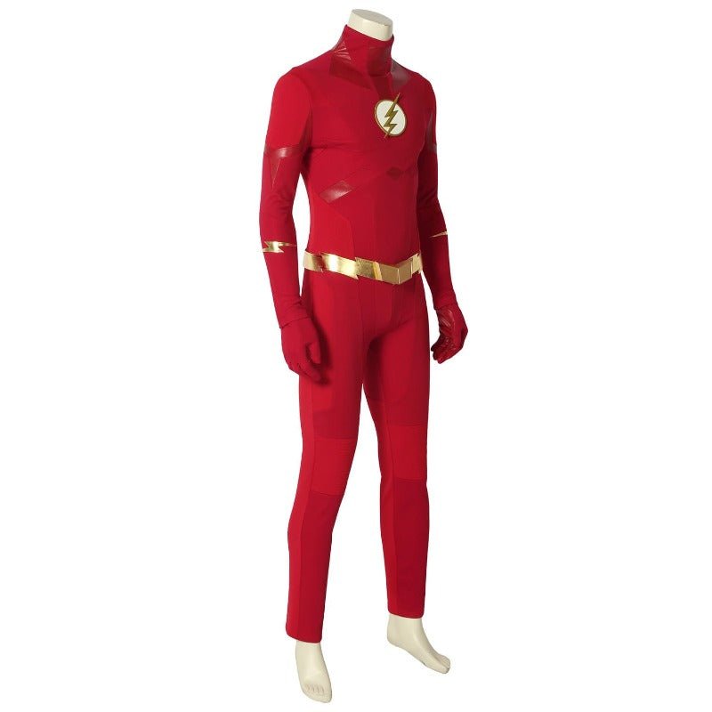 Traje de Cosplay de Barry Allen de The Flash Temporada 8 para Fans - Fantasia Cosera