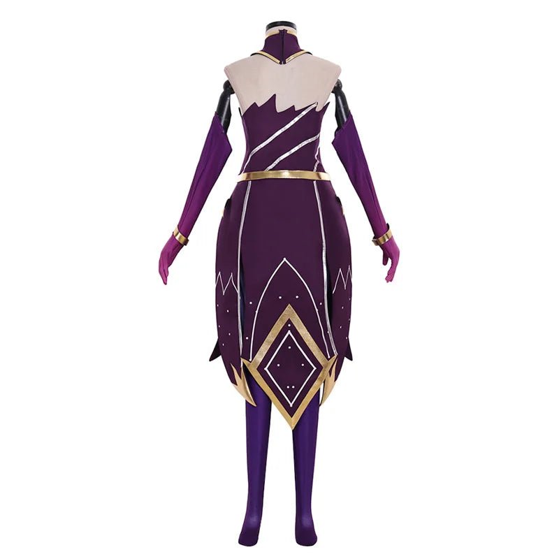 Traje de Cosplay Luxanna Crownguard de LOL - Uniforme de Batalla de la Dama de la Luminosidad para Halloween y Fiestas - Fantasia Cosera