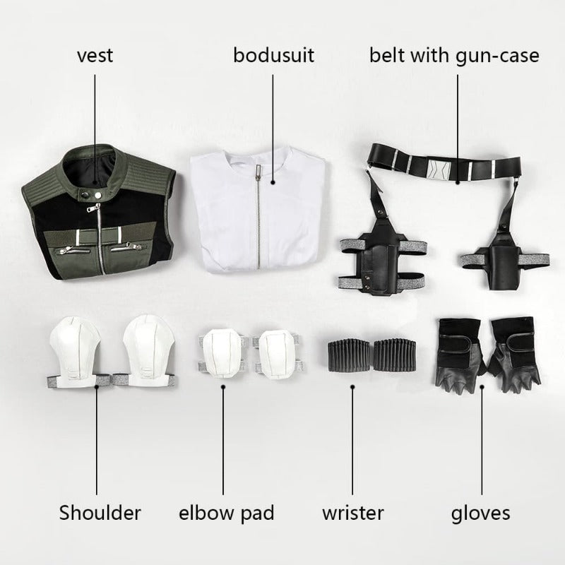 Traje de Cosplay de Black Widow Yelena Belova para Mujer - Halloween y Eventos - Fantasia Cosera