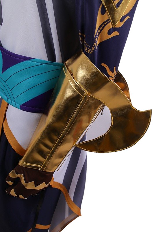 Traje de Cosplay Dragonmancer Verdadero Dragón Lee Sin para Hombres - Juego LOL, Fiesta de Halloween - Fantasia Cosera