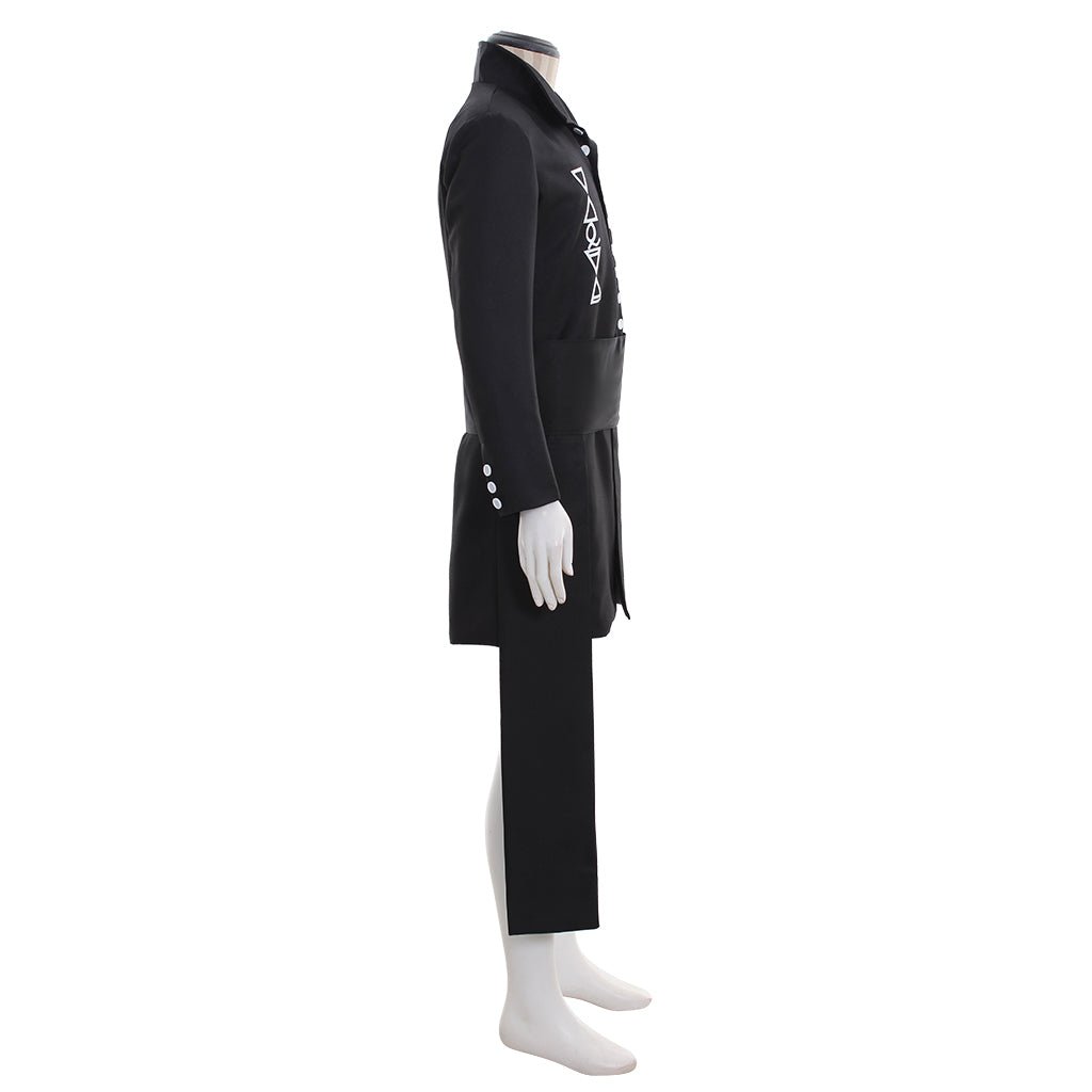 Traje de Cosplay de Ghoul Sin Nombre de Ghost B.C. – Abrigo Largo Negro Unisex Inspirado en la Banda Sueca Ghost - Fantasia Cosera