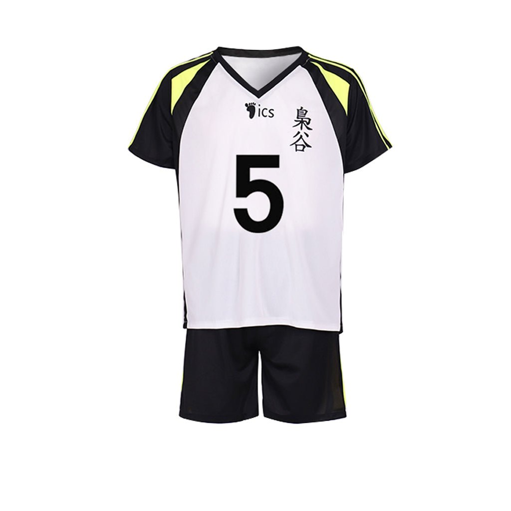 Haikyuu!! Traje de Cosplay de Akaashi Keiji Camiseta No. 5 | Ropa Deportiva Anime para Role Play - Fantasia Cosera