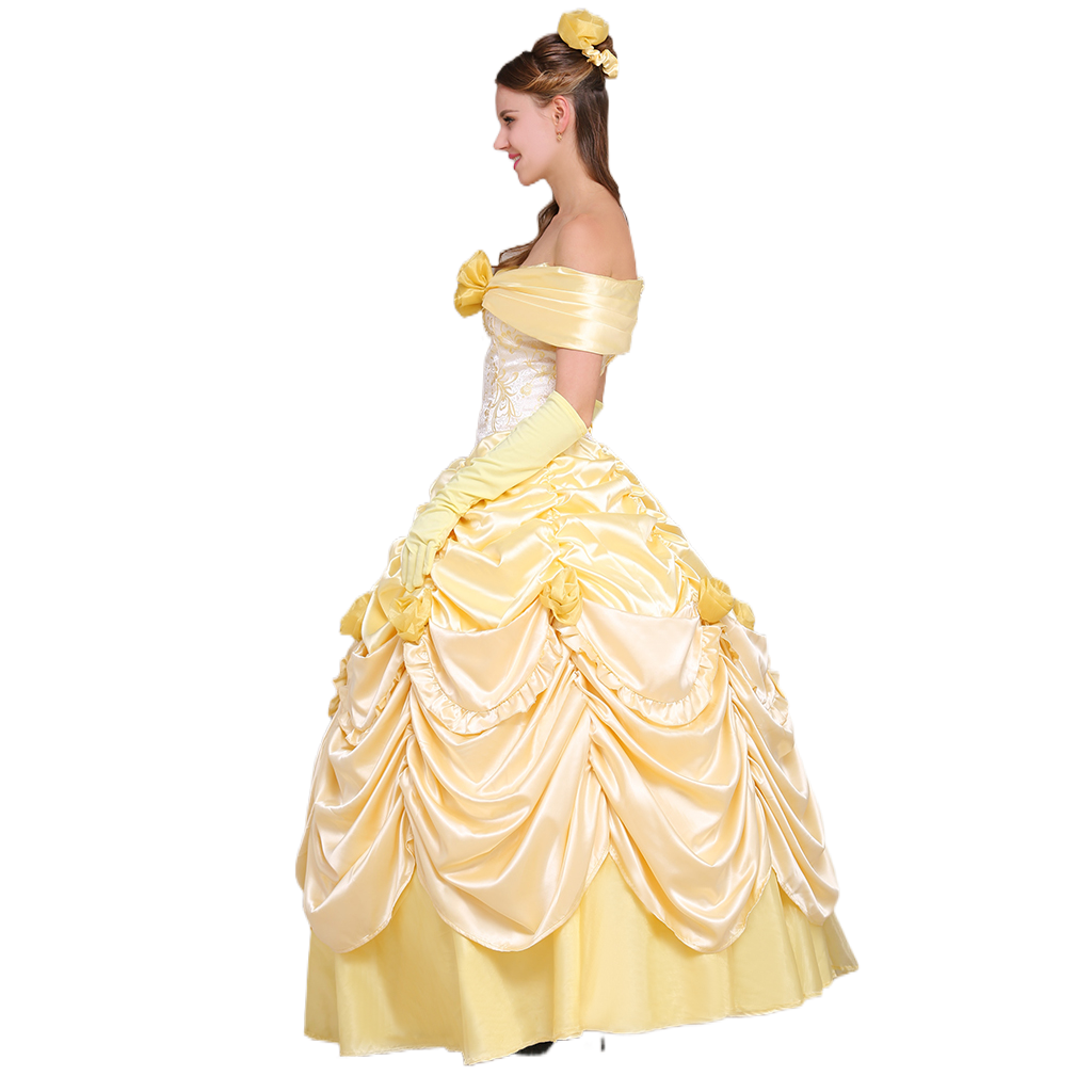 Belle y la Bestia Traje de Cosplay Serie | Vestido de Princesa para Eventos - Fantasia Cosera