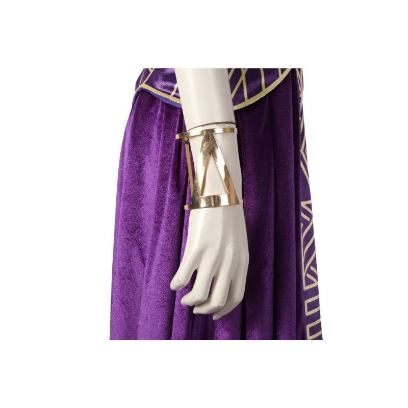 Vestido Real de Ramonda de Pantera Negra para Cosplay y Eventos - Fantasia Cosera