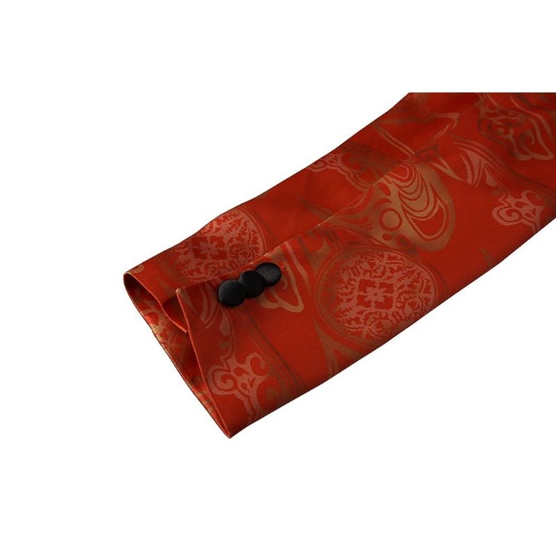 Traje de Cosplay Jerome Chaqueta Roja y Chaleco Naranja para Halloween y Festivales - Fantasia Cosera