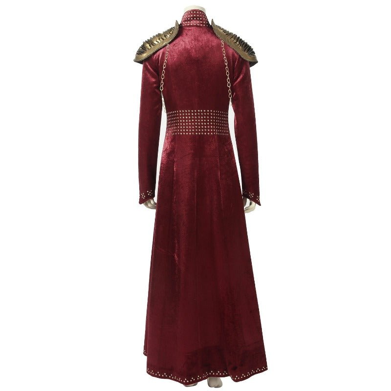 Vestido Rojo de Cersei Lannister Cosplay | Traje Personalizado de Juego de Tronos - Fantasia Cosera