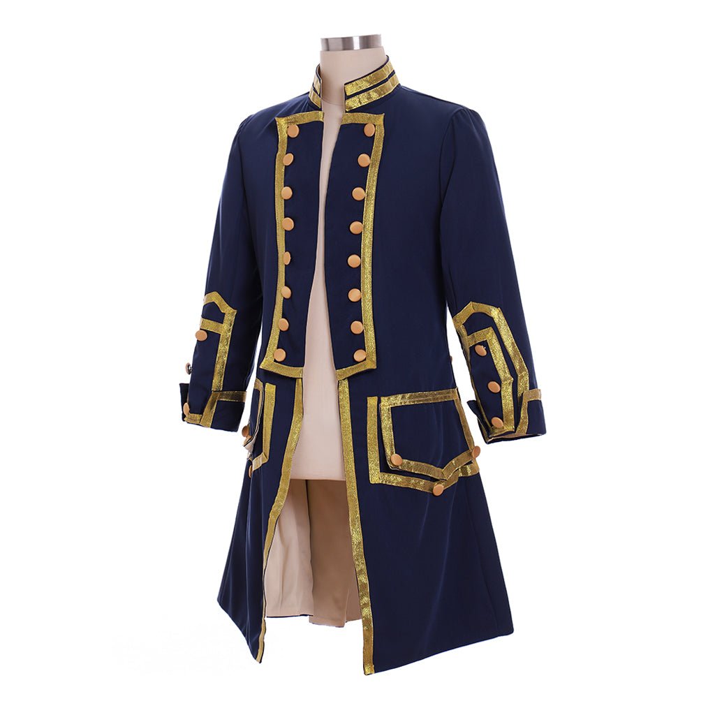 Uniforme Militar Colonial del Siglo XVIII para Hombre - Traje de Cola Victoriano Regencia para Halloween | Fantasía Cosera - Fantasia Cosera