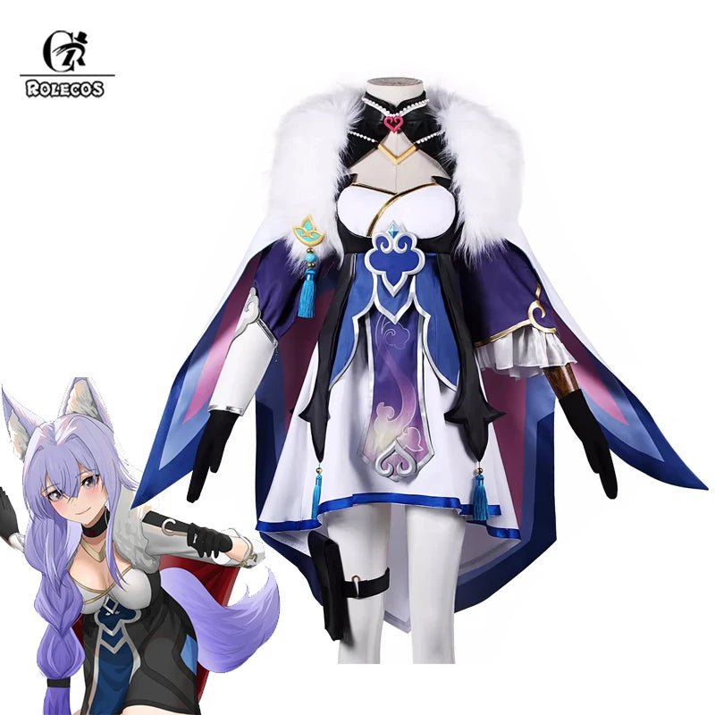 Juego Honkai Star Rail Traje de Cosplay de Baiheng Arquera Foxian y Piloto Vestido de Mujer para Fiesta de Halloween - Fantasia Cosera