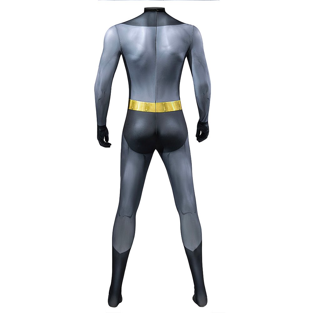 2024 Animación Batman: Traje de Salto Cruzado con Capa - Disfraz de Cosplay Premium - Fantasia Cosera