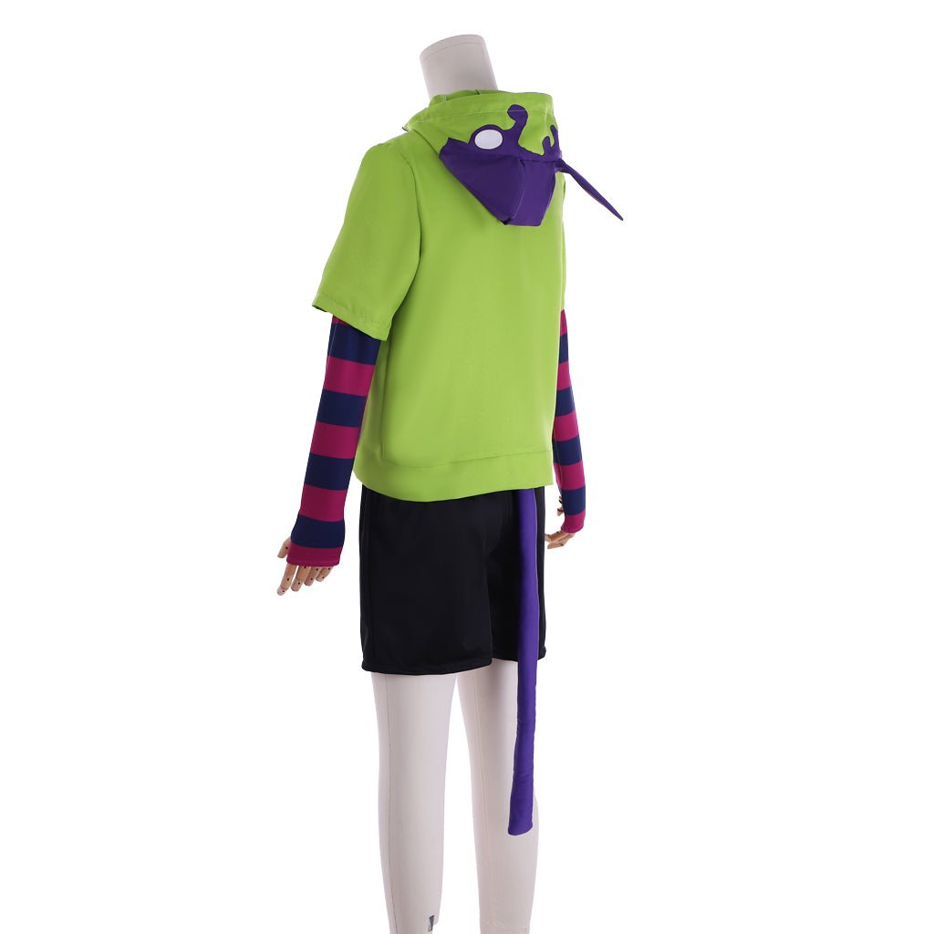 Traje de Cosplay de Miya Chinen de SK8 the Infinity con Peluca y Chaqueta con Cremallera - Fantasia Cosera