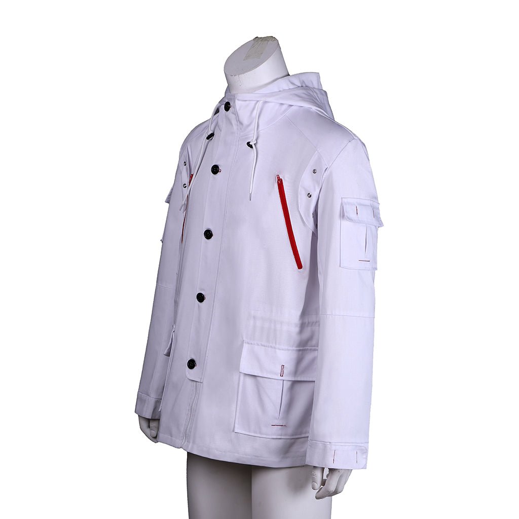 Chaqueta Blanca Kamen Rider Go Shijima - Disfraz Cosplay Auténtico de Anime - Fantasia Cosera