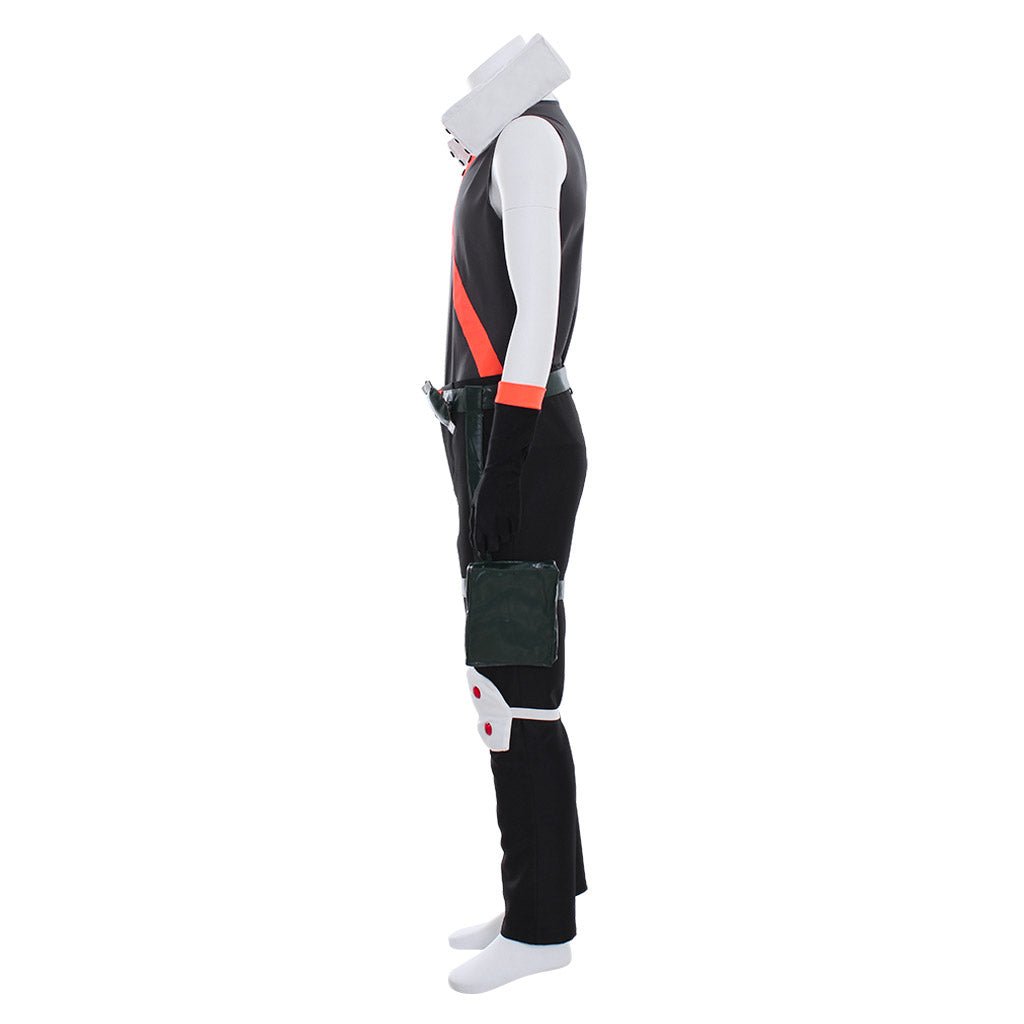 Traje de Cosplay de Katsuki Bakugou de My Hero Academia - Conjunto Completo Estilo Héroe Explosivo - Fantasia Cosera