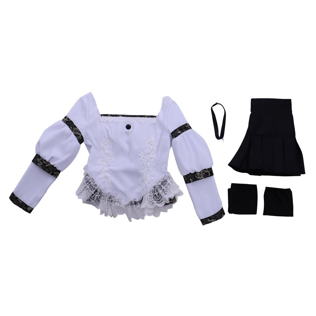 Traje de Cosplay de Yuna de Final Fantasy X – Auténtico y de Alta Calidad para Fans - Fantasia Cosera