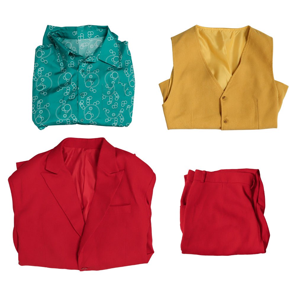 Traje de Cosplay de Joker 2: Folie à Deux Rojo - Réplica de Película de Alta Calidad - Fantasia Cosera