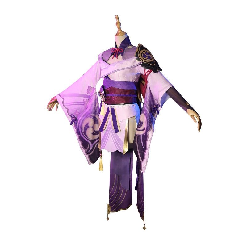 Traje de Cosplay de Raiden Shogun de Genshin Impact - Vestidos Elegantes para Halloween y Eventos - Fantasia Cosera