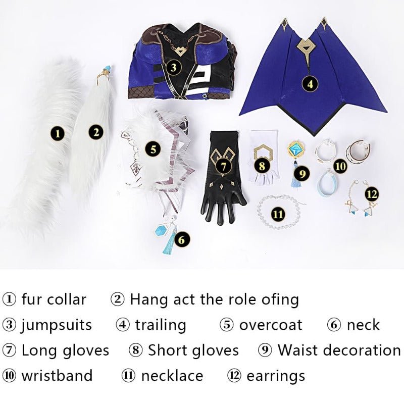 Traje de Cosplay de Yelan de Genshin Impact para Halloween, Fiestas y Roleplay - Fantasia Cosera