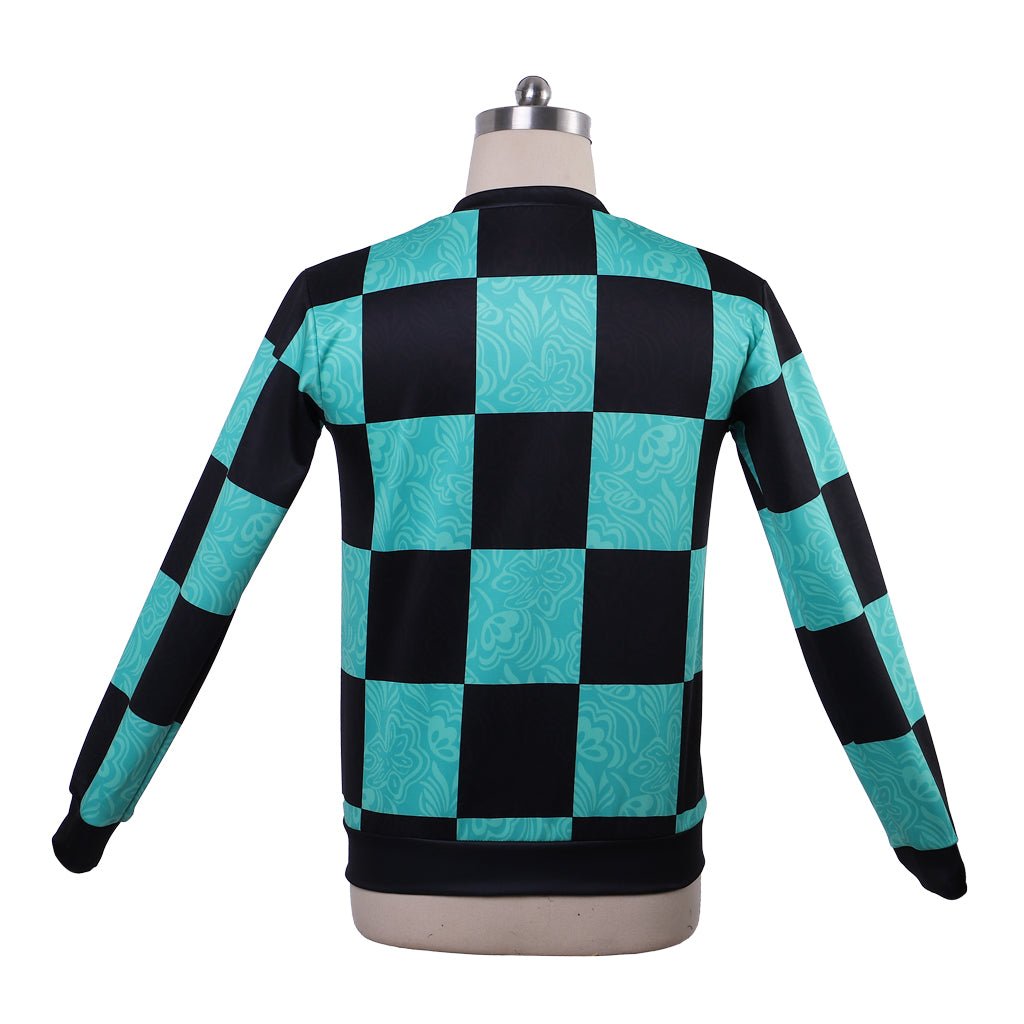 Chaqueta con Cremallera de Kamado Tanjirou de Demon Slayer – Traje de Cosplay de Anime - Fantasia Cosera