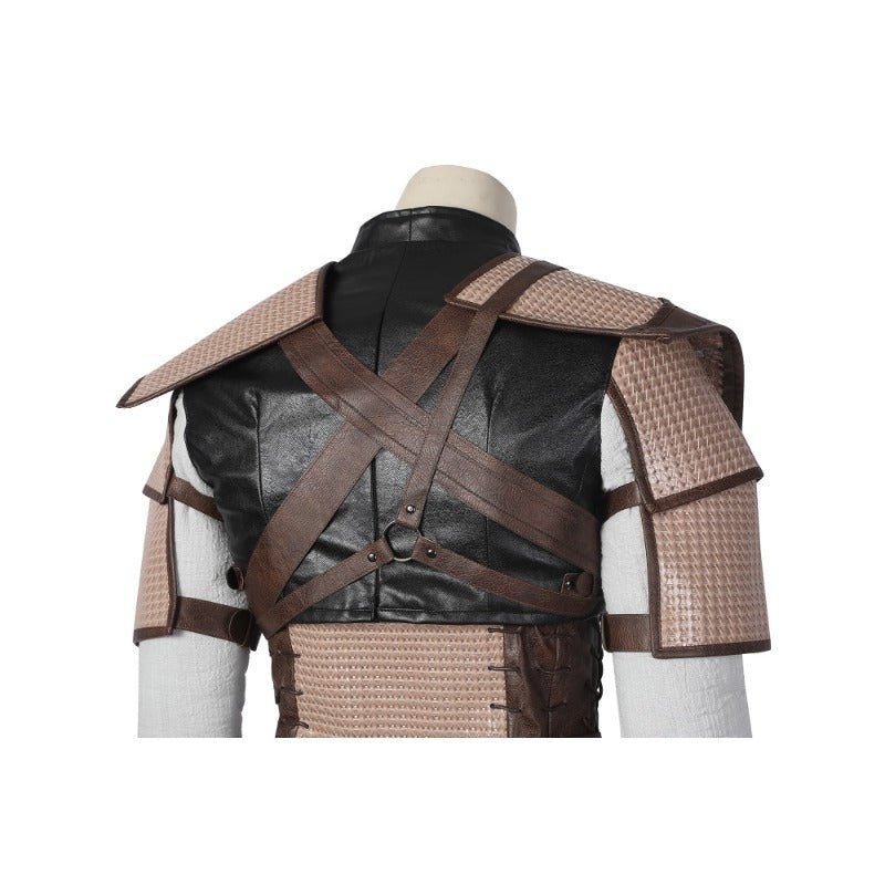 Traje de Cosplay de Geralt de Rivia de The Witcher 3 - Chaqueta de Cuero para Halloween y Eventos - Fantasia Cosera