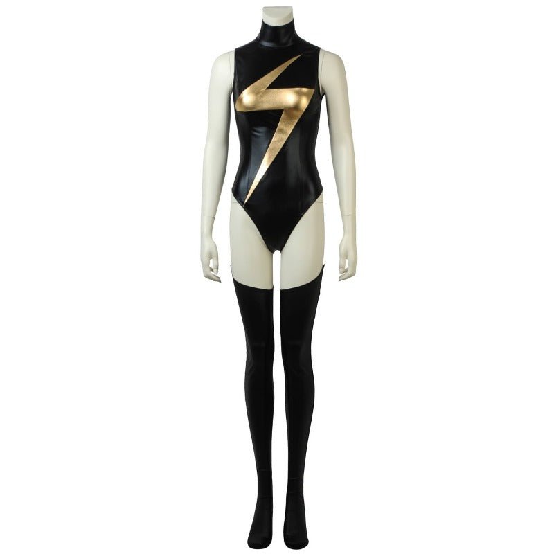 Traje de Superheroína Ms.Shiny - Cinturón Rojo Cosplay de Película y Disfraz de Halloween para Mujer - Fantasia Cosera