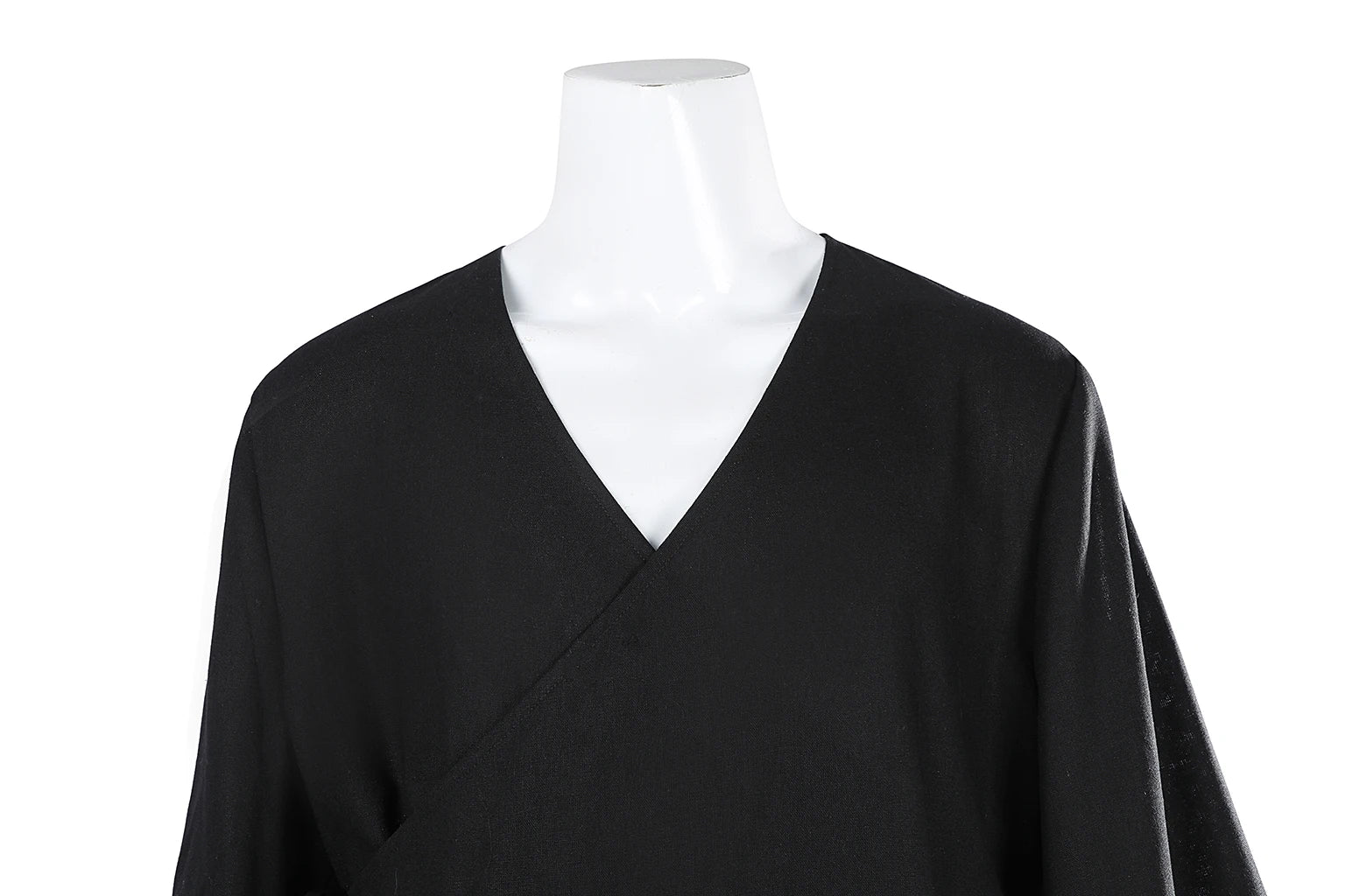 Traje de Cosplay Black Myth Wukong | Toga Negra Premium de Seda Ebony Conjunto Completo - Fantasia Cosera