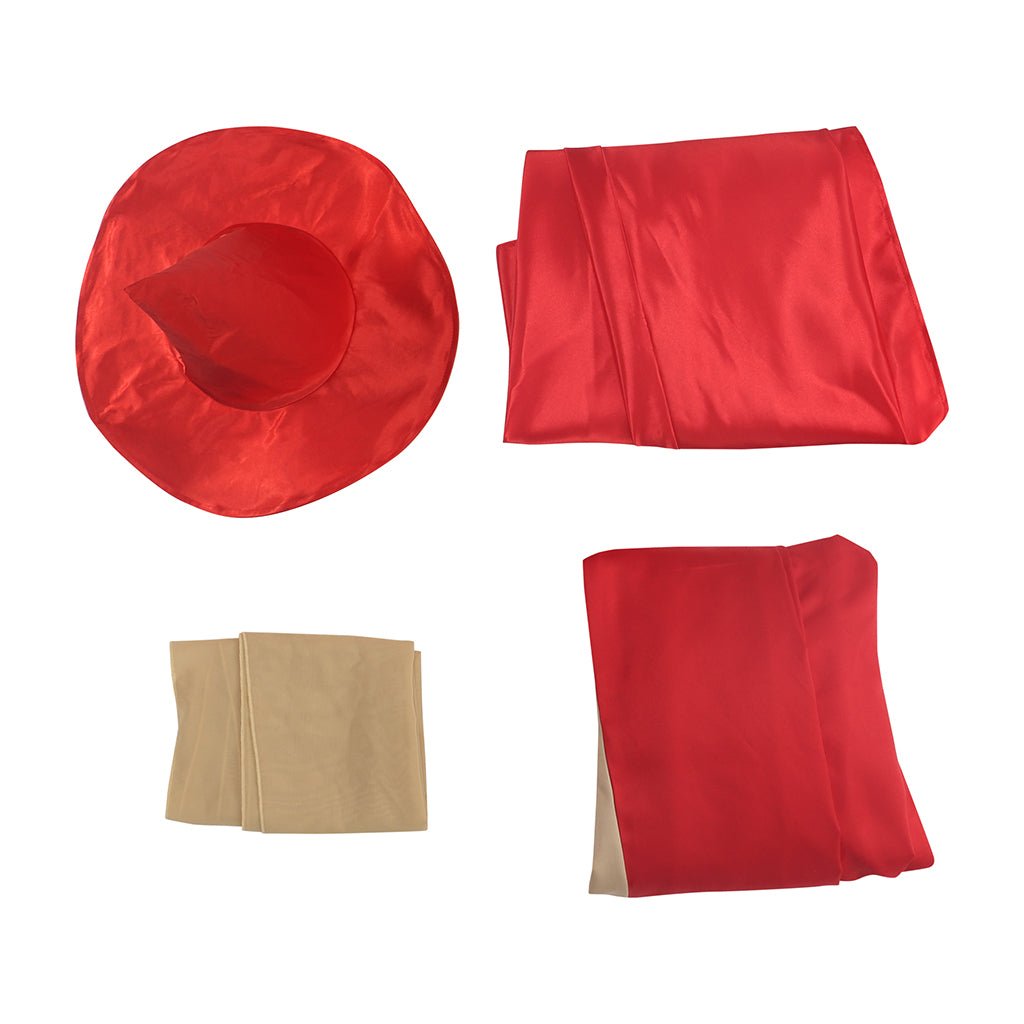 Capa Roja con Sombrero Puntiagudo Disfraz Cosplay – Ideal para Rol y Convenciones - Fantasia Cosera