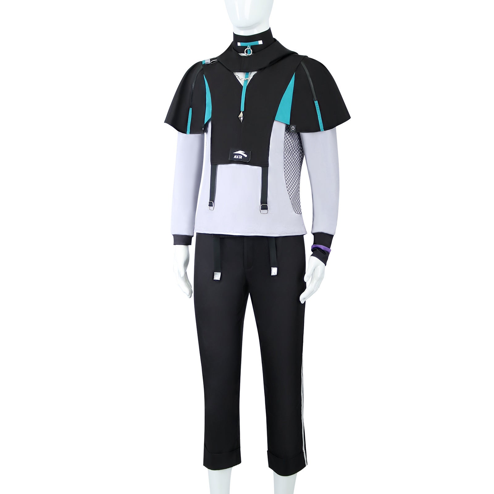 Conjunto de Traje Cosplay de Genshin Impact Xiao y Qiqi – Diseño Oficial - Fantasia Cosera