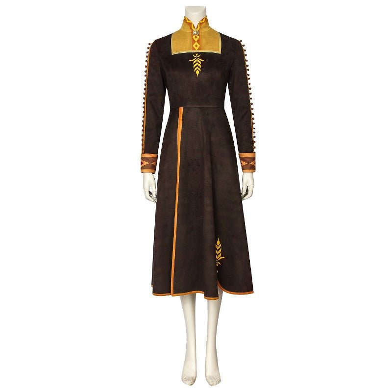 Conjunto Épico de Anna de Frozen II con Zapatos - Abraza la Magia de Arendelle - Fantasia Cosera