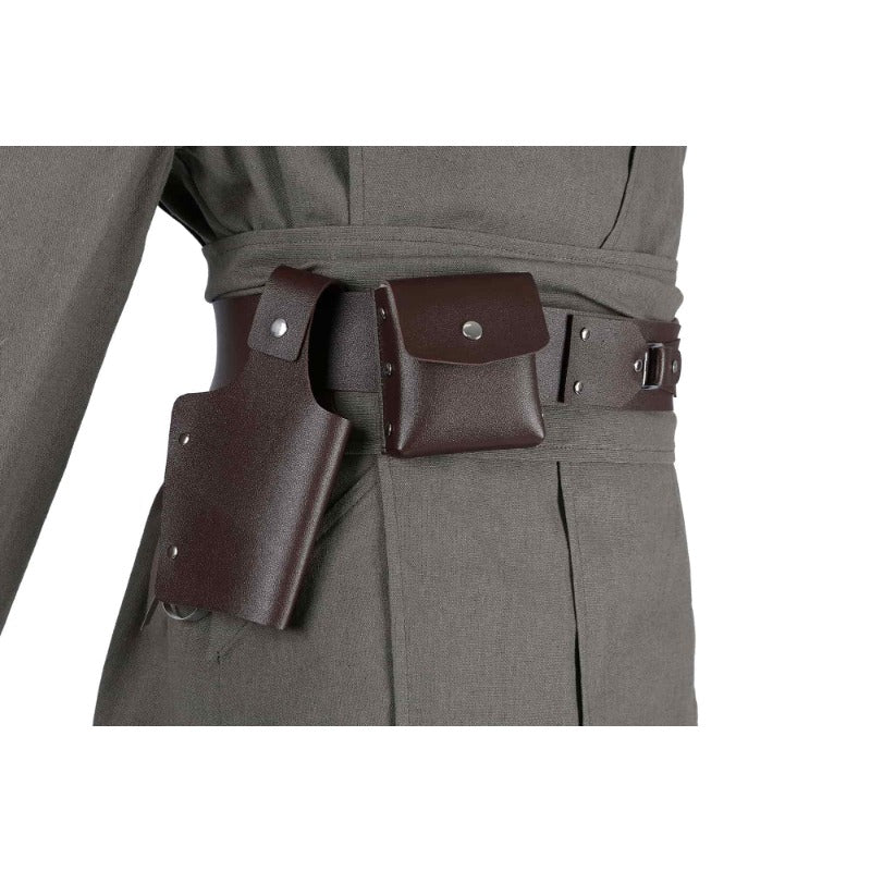 Traje de Cosplay de Obi-Wan Kenobi Conjunto Completo - Capa de Caballero Jedi para Halloween y Carnaval - Fantasia Cosera