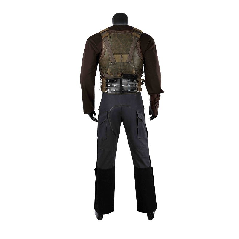 Traje de Cosplay Bat Bane – Zapatos, Máscara, Abrigo, Accesorios | El Caballero de la Noche Renace Traje de Fantasía para Halloween - Fantasia Cosera