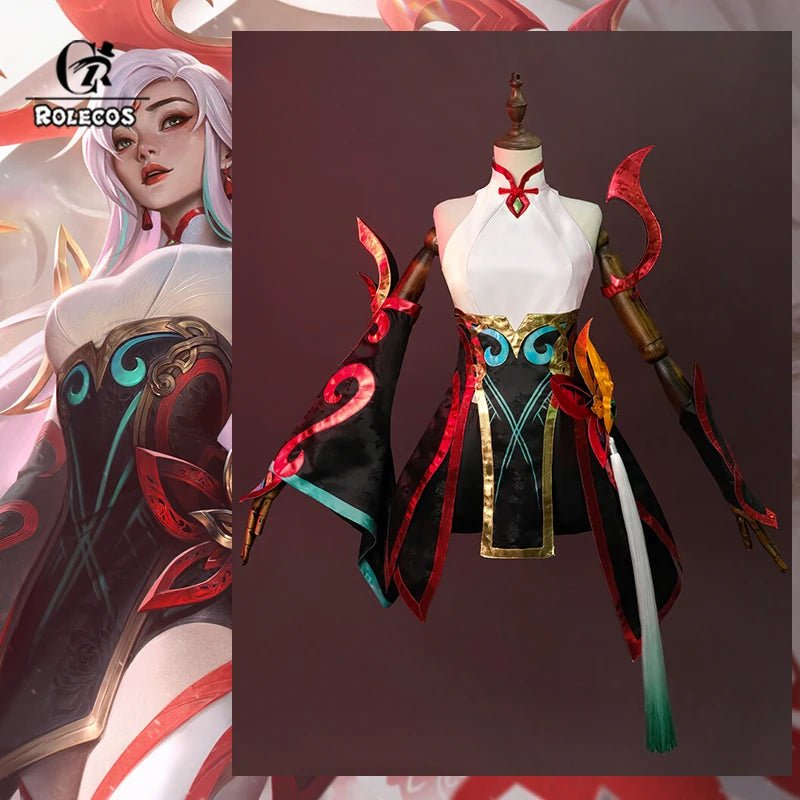 Traje de Cosplay de Irelia Mythmaker de LOL para Mujer - Disfraz de Halloween - Fantasia Cosera