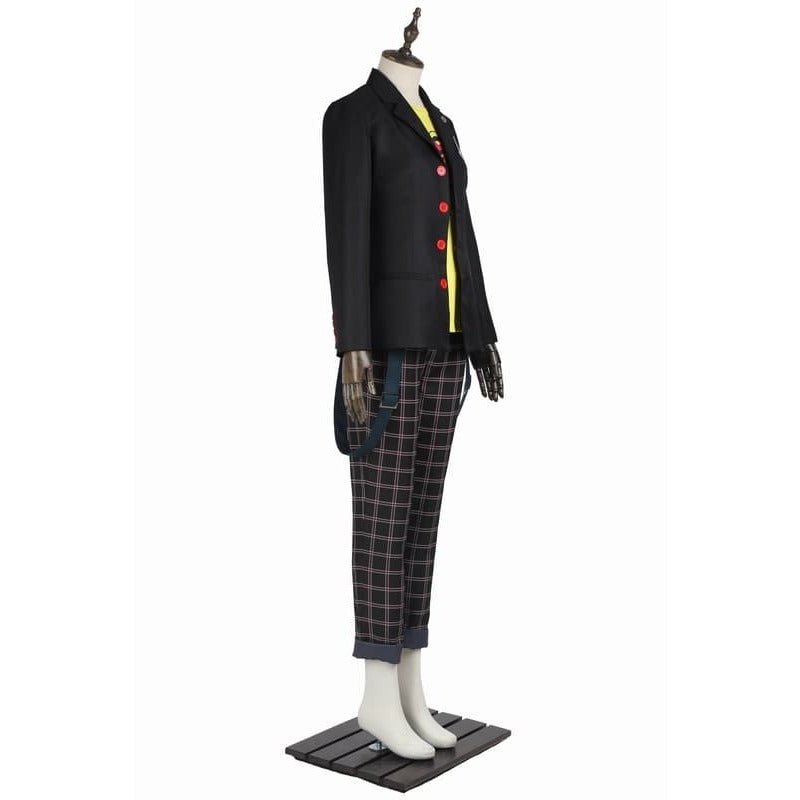 Traje de Cosplay de Ryuji Sakamoto Persona 5 Uniforme Escolar con Peluca para Halloween y Carnaval - Fantasia Cosera