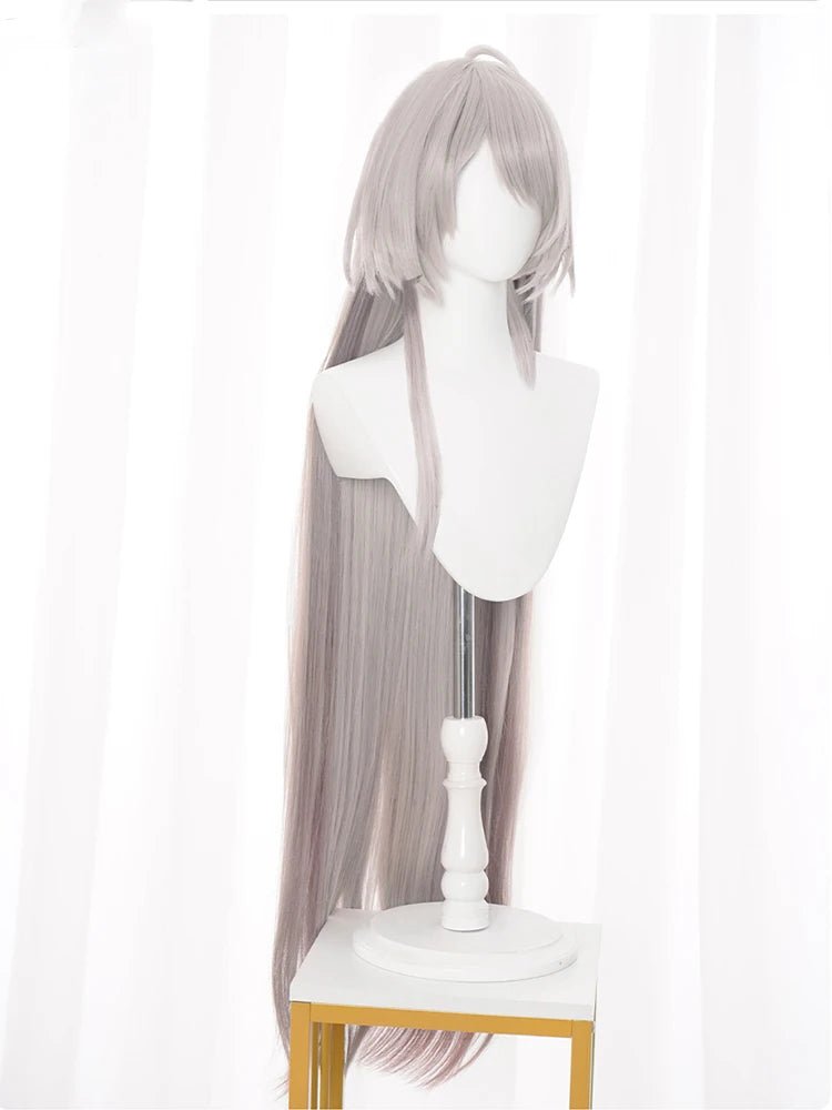 Peluca Cosplay Honkai Star Rail Acheron Roja Mezclada Resistente al Calor - Fantasia Cosera