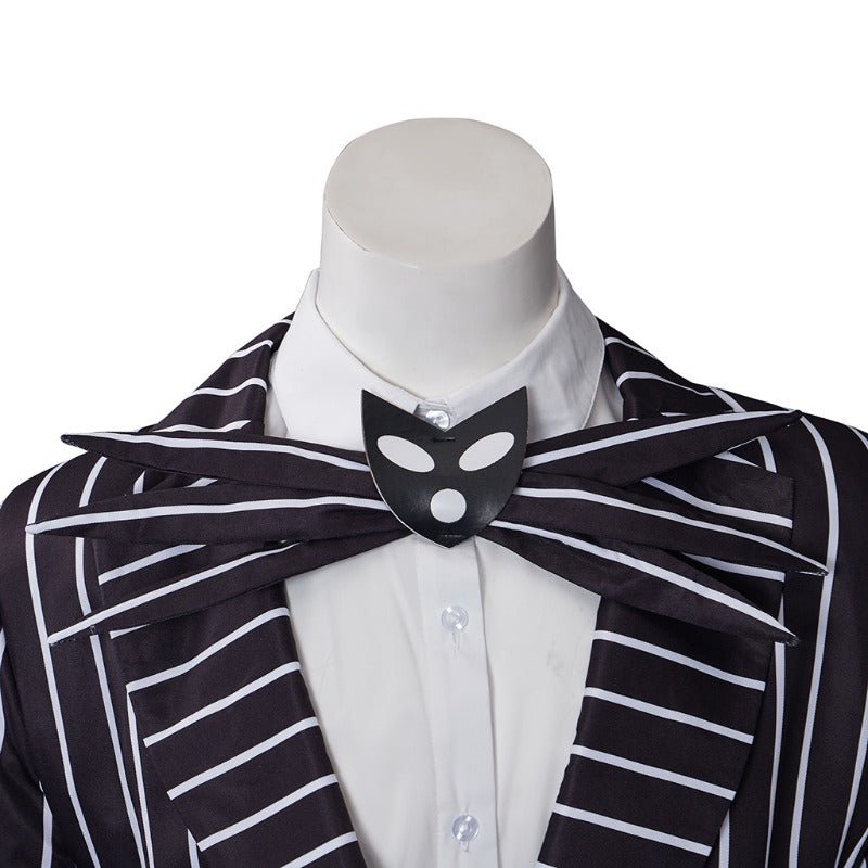 Traje de Cosplay de Jack Skellington - Chaqueta y Pantalones para Halloween - Fantasia Cosera